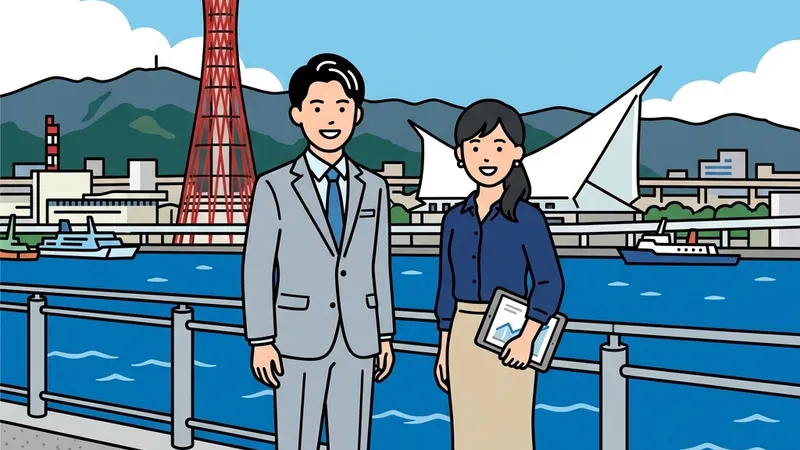 神戸エリアで働く: 海と山に囲まれたおしゃれな港町