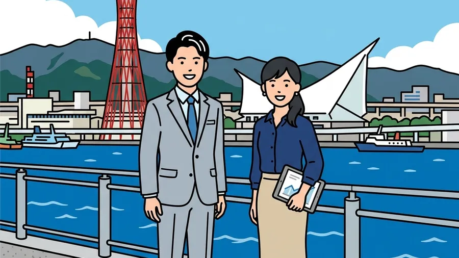 神戸エリアで働く: 海と山に囲まれたおしゃれな港町