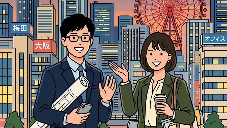 梅田で働く！大阪の中心でキャリアを磨く